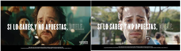 Juego irresponsable en anuncios en Codere