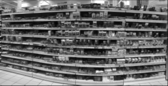 Alcampo Hypermarket chocolates display