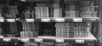 Condis Supermarket chocolates display