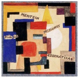 Fija la menteen prisiones eskemátikas, Xul Solar, 1919.
