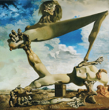 Construcci&oacute;n blanda con jud&iacute;as hervidas (Premonici&oacute;n de la guerra civil). (Dal&iacute;, 1936).