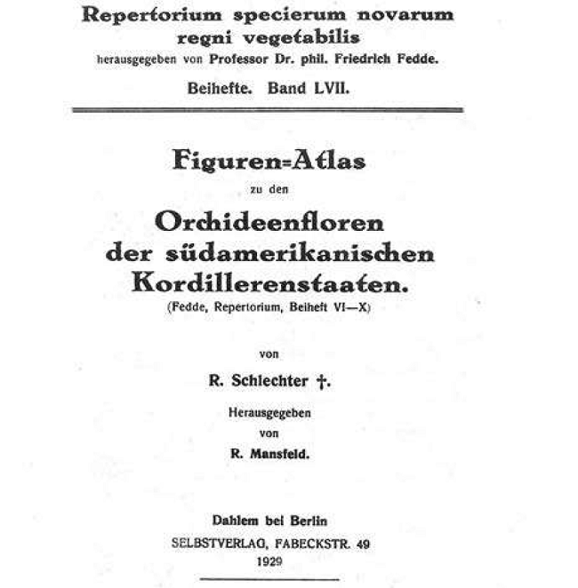 Title page of Schlechter’s Figuren-Atlas.