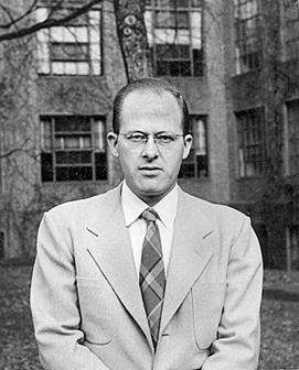 Robert Dressler in Harvard, 1957. Photographer unknown.