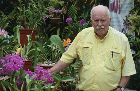At Lankester Garden, ca. 2006.