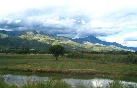 Valley of Cochabamba. 