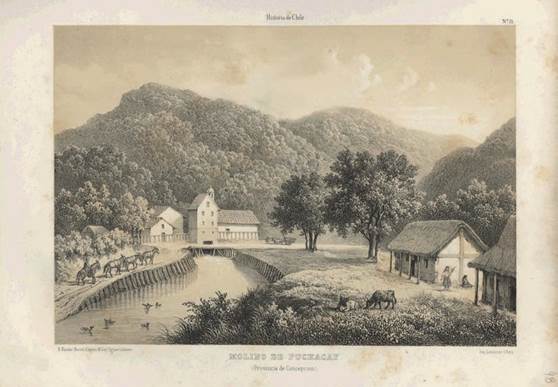 Mill of Puchac&aacute;n, province of Concepci&oacute;n.