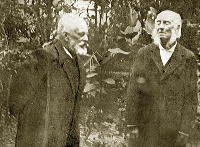 Rudolph Philippi (right), and son Federico in 1902.