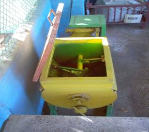 Mezclador empleado en el proceso de fabricaci&oacute;n del tradifIltro