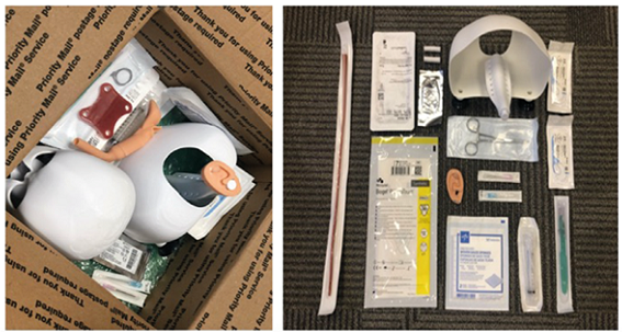 Figura 1. Kit quirúrgico individual, Tyler S. et al
            