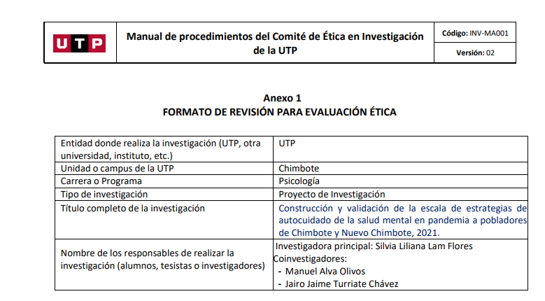 Evaluaci�n �tica