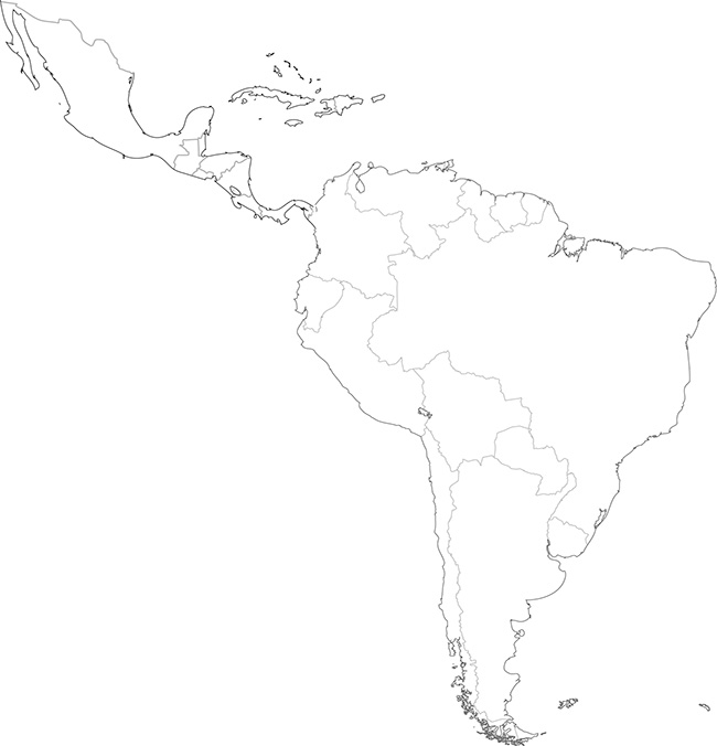 Mapa de Latinoamérica (s/f)