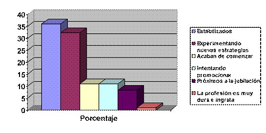 Situaci&oacute;n profesional de la muestra.