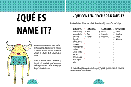 Manual para docentes de Name it