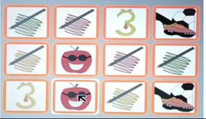 Juego de memoria de Name it