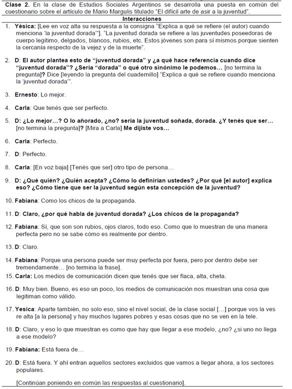 Evalúa interpretaciones: sostiene pregunta