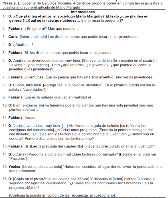 Evalúa interpretaciones: formula pregunta abierta