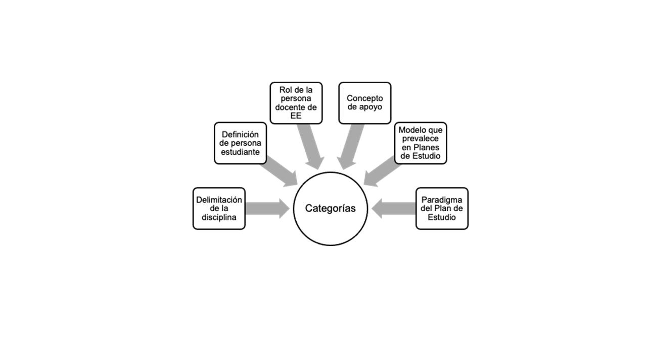 Categorías de síntesis del estudio.