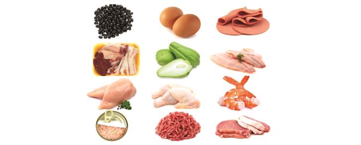 Fotograf&iacute;as de alimentos clasificados por las participantes del estudio. Nota: las im&aacute;genes son una adaptaci&oacute;n de freepik (https://www.freepik.es/) y godfish (http://www.godfishsas.com/).