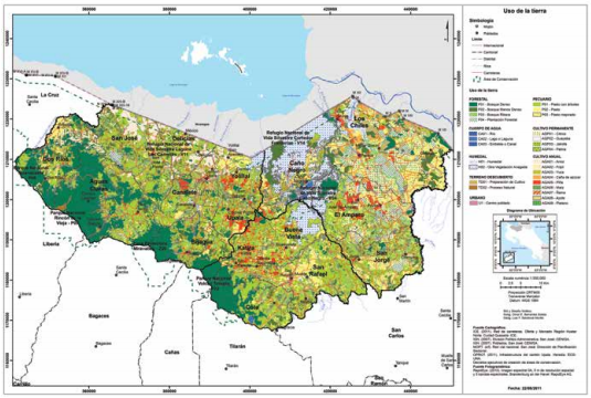 Zona Norte-Norte: Coberturas y usos de la tierra