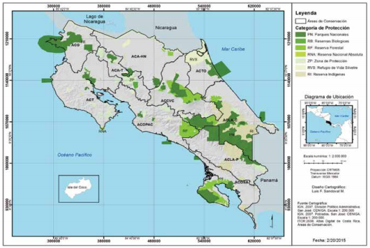 &Aacute;reas Protegidas de Costa Rica
