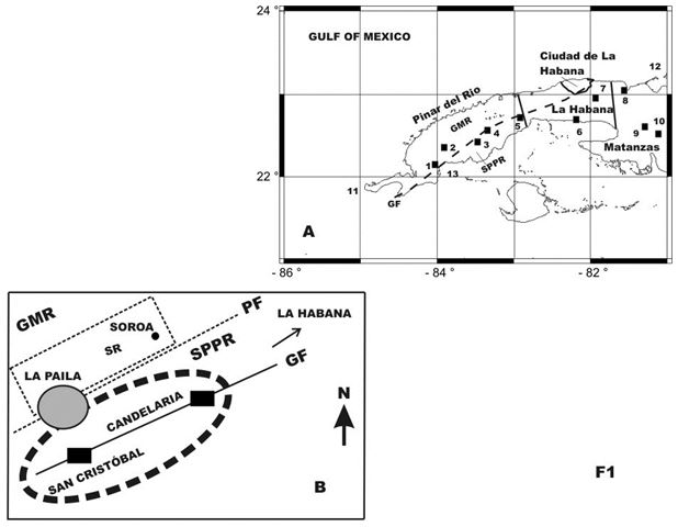 Pinar del R&iacute;o and its surrounding