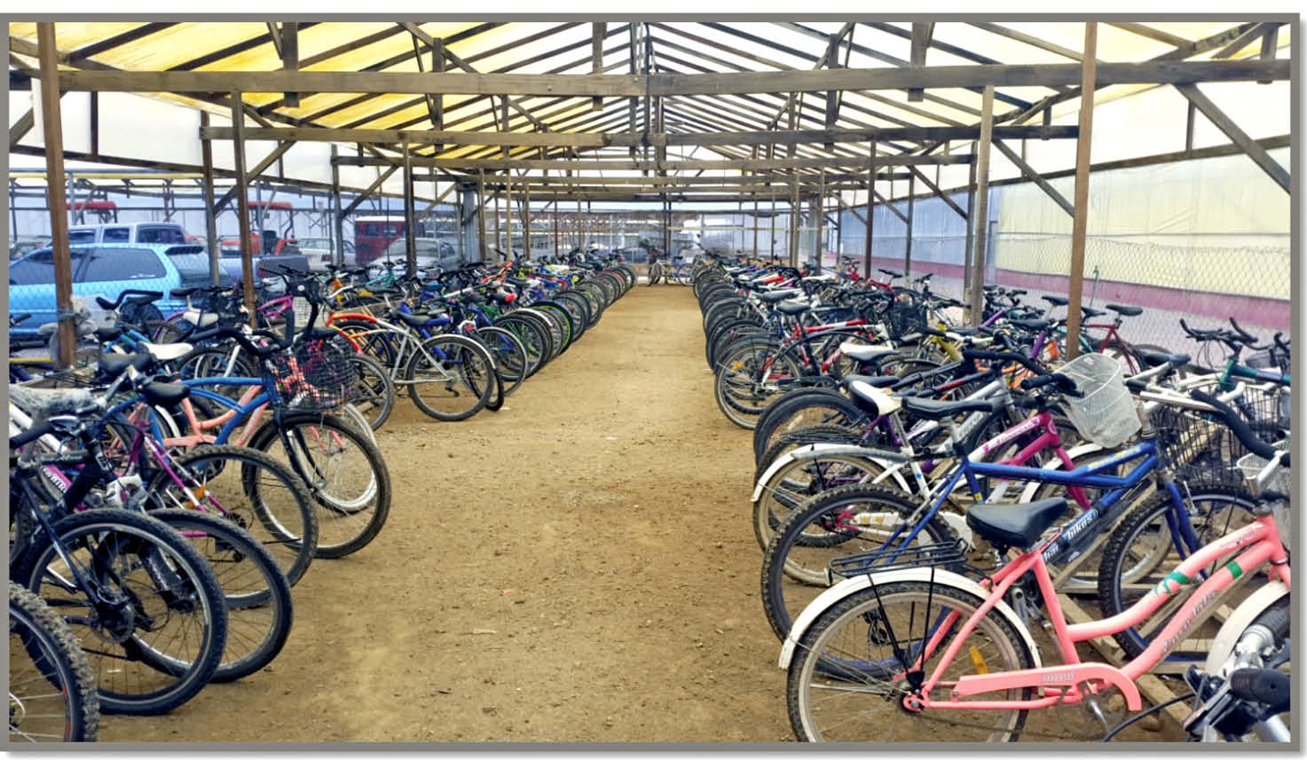  Parqueo para bicicletas en Jardiner&iacute;a Linda Vista. Barrancas, El Guarco