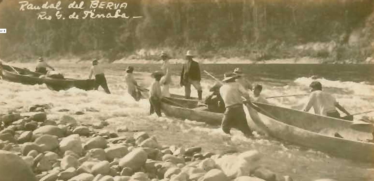 Navegación en el río Térraba en
1923