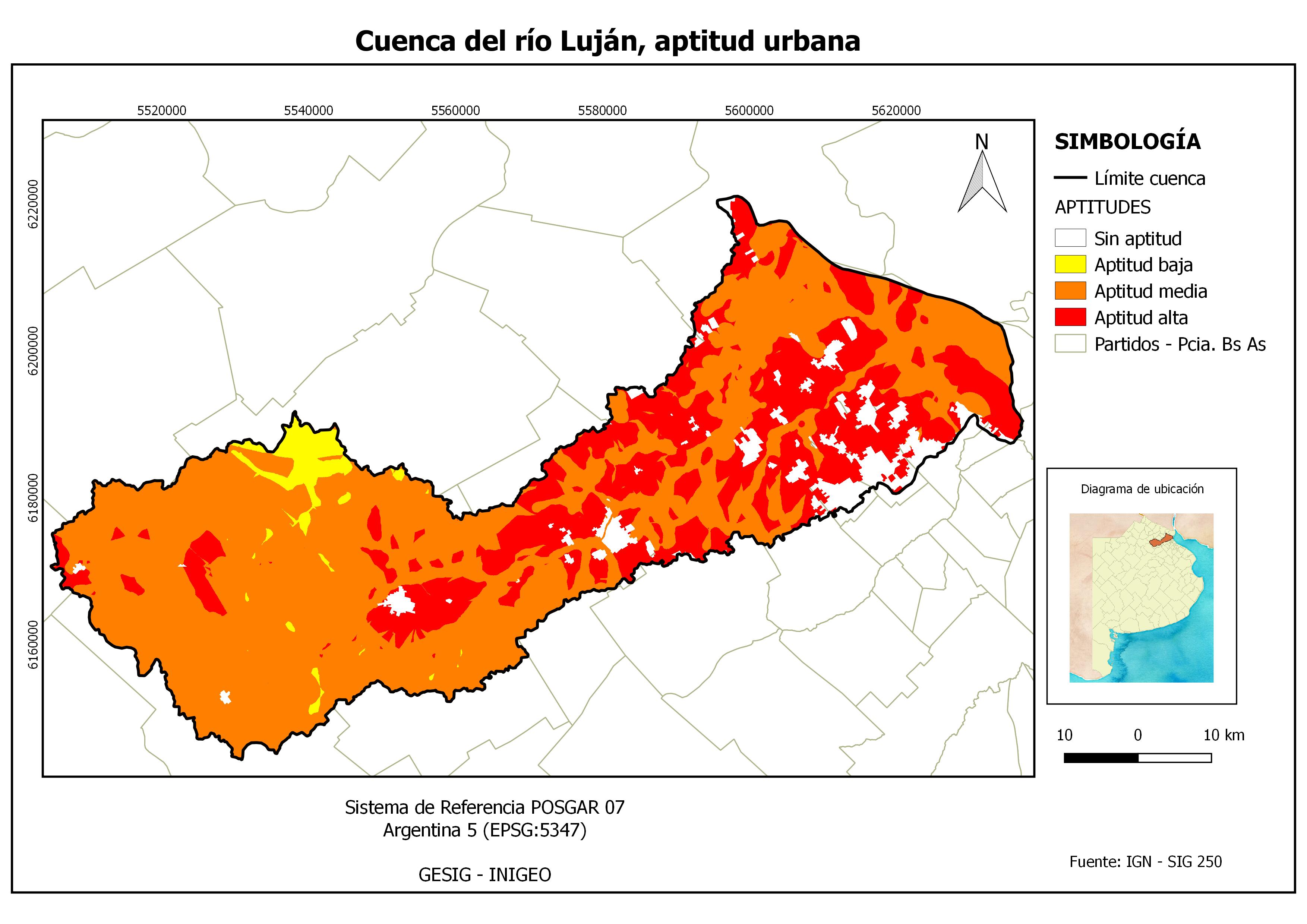 Mapa de aptitud urbana