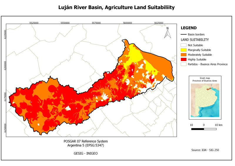 Agricultural Suitability Map