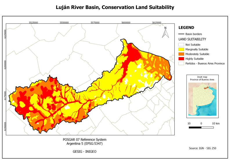 Conservation Suitability Map