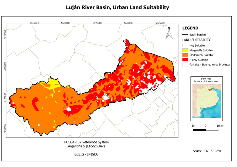Urban Suitability Map