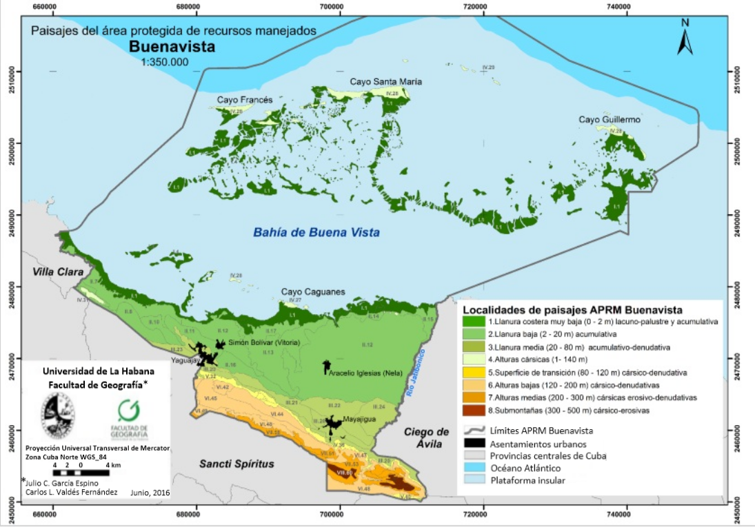 Paisajes de la Reserva de la biosfera Buenavista