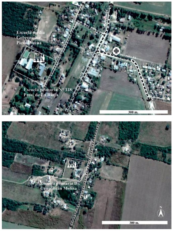 Localizaci�n de los establecimientos educativos y accesibilidad