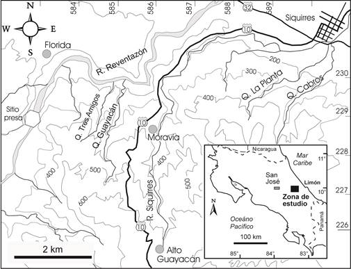 Ubicaci&oacute;n del &aacute;rea de estudio de la formaci&oacute;n Suretka.