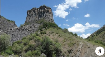 Azat Gorge, habitat of Er. marloyi, C. orientalis, Sp. phlomidis, G. farinosa, T. endymion, Pl. modicus, Pl. eurypilus, L. celtis, Th. ionia, L. reducta, N. rivularis, M. ornata, M. arduinna.