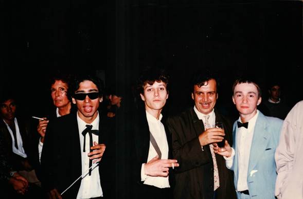 Artistas en la inauguraci&oacute;n de la muestra