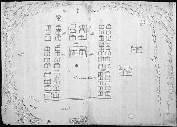 Plano de la ciudad de Santa Marta (1551)
