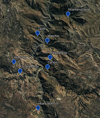 Reducciones en la cuenca de Qaracha.