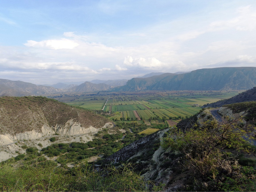  Vista de la vega de Metztitlán
