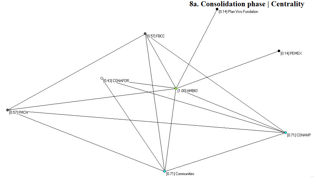 Consolidation phase: financial structure of the Scolel Te network
