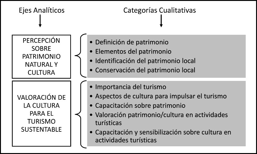 Ejes analíticos y categorías cualitativas usadas en la investigación