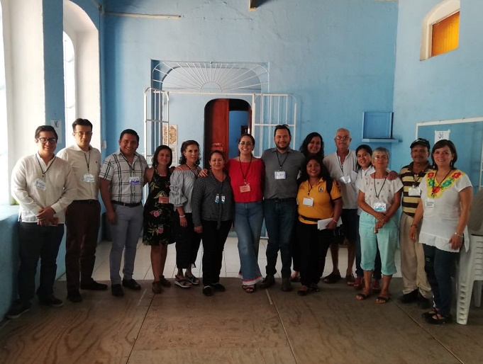 Participantes en los talleres de turismo cultural sustentable, San Andrés Tuxtla, Veracruz, México
