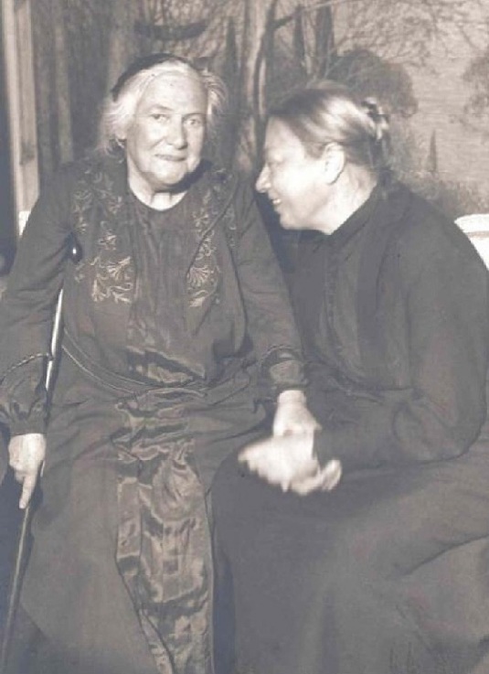 Clara Zetkin y Nadezhda Krupskaya, 1927