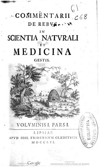 Revista de historia de la
ciencia y la tecnolog&iacute;a publicada de 1752 a 1798.