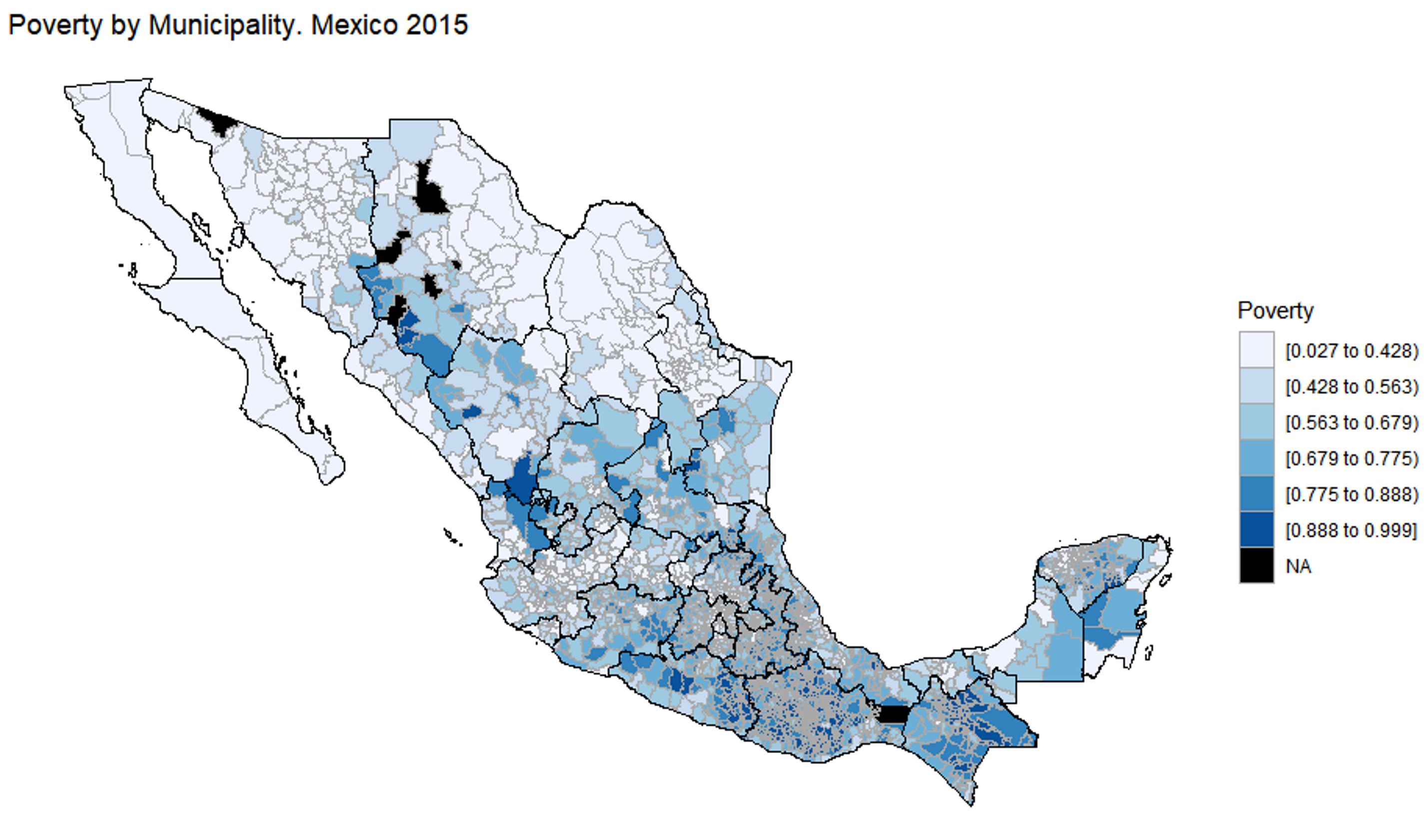 Multidimensional poverty in Mexico, 2015