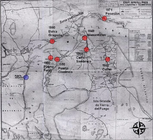 Campamentos petroleros enapinos en Tierra del Fuego