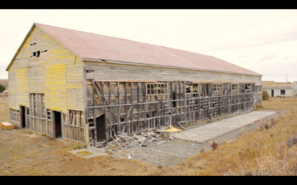 Gimnasio ex campamento Manantiales, Tierra del Fuego.