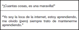Posibilidades y entusiasmo