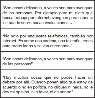 Desconfianza e inseguridad