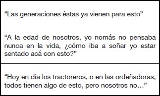 Las diferencias generacionales